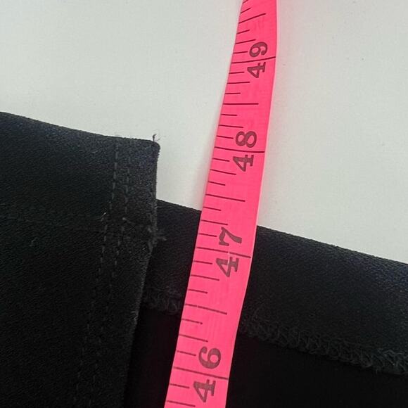 Abercrombie & Fitch Plunge V-Neck Midi Dress black Sz S - Picture 5 of 10